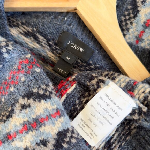 Vintage J. Crew 100% Lambs Wool Knit Sweater| US M - Picture 12 of 12